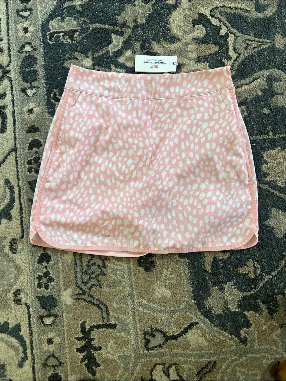 Vineyard vines size 0 Pink Printed Skort NWT